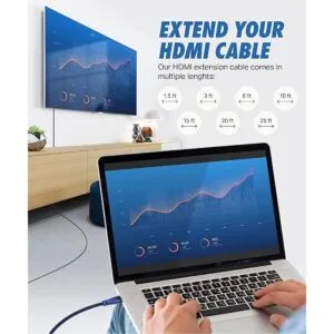 Cable de extensión HDMI de 10 pies 4K macho a hembra_2