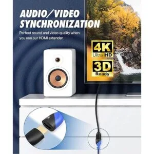 Cable de extensión HDMI de 10 pies 4K macho a hembra_4