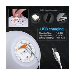LOFTEK luz ambiental Luz LED de noche recargable. Luz_4