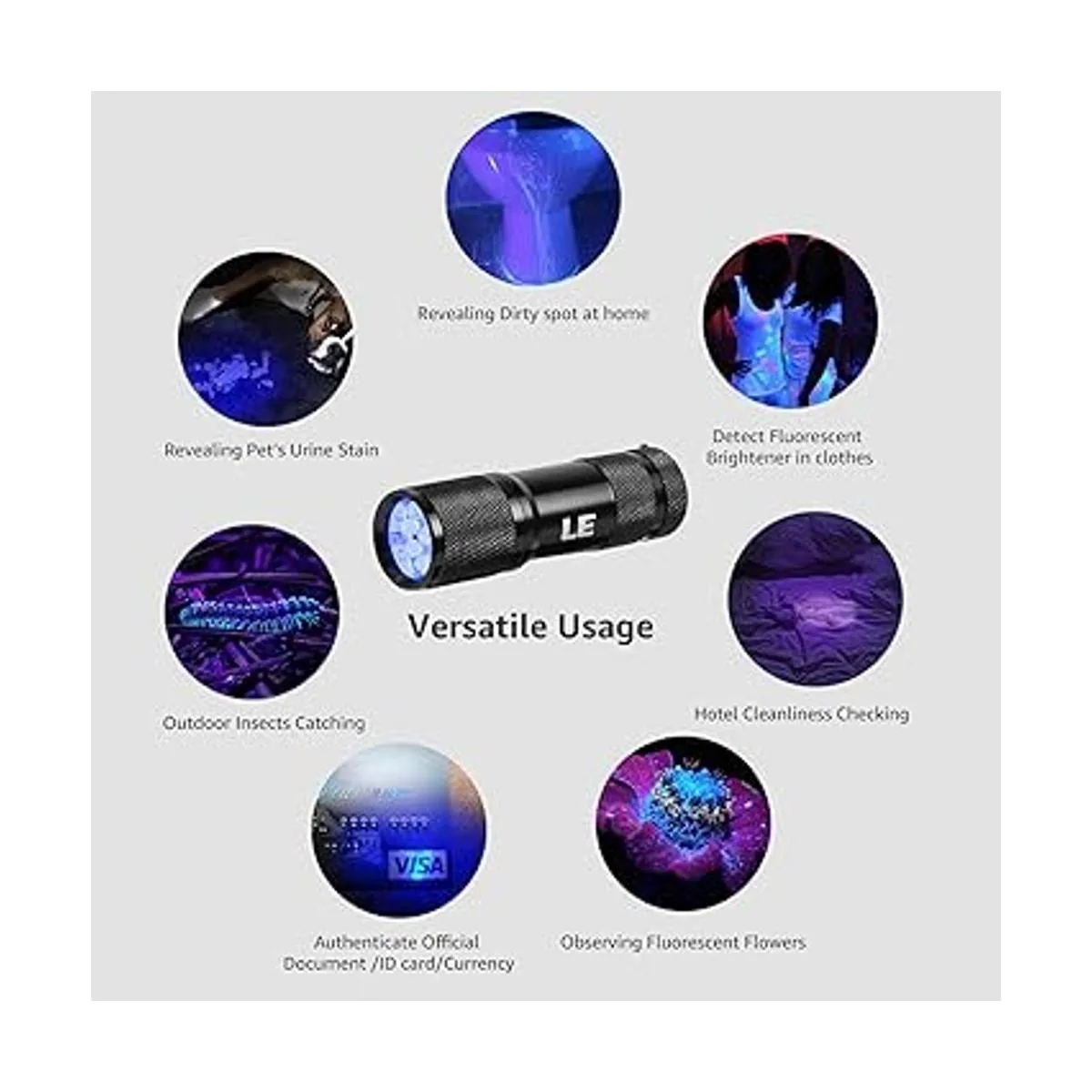 Linterna de luz negra LE_6