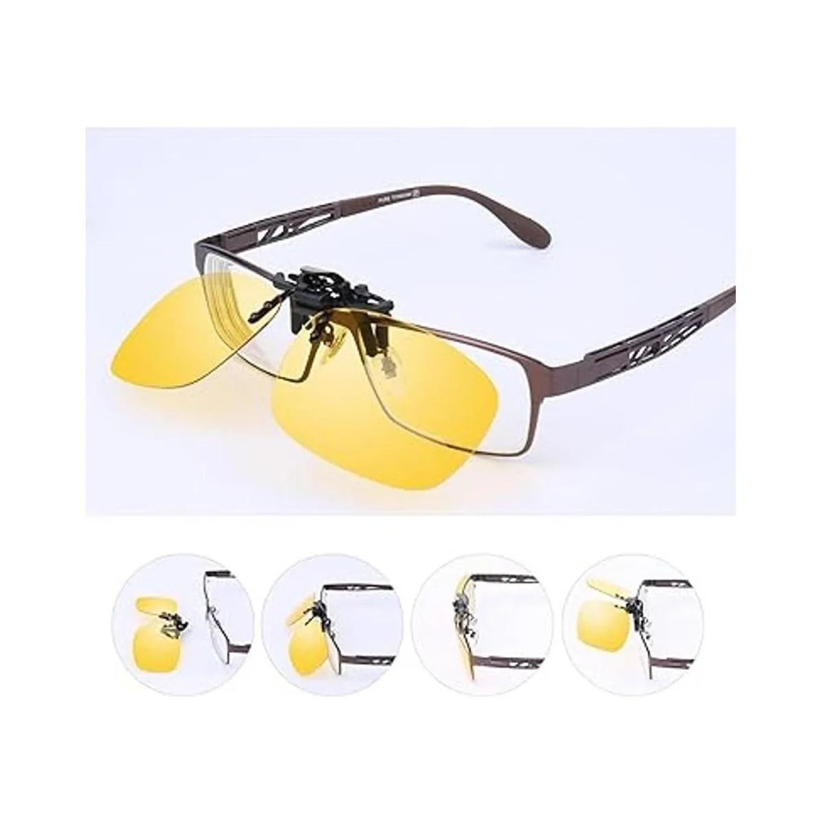 Besgoods Gafas de sol polarizadas con clip para visión_3