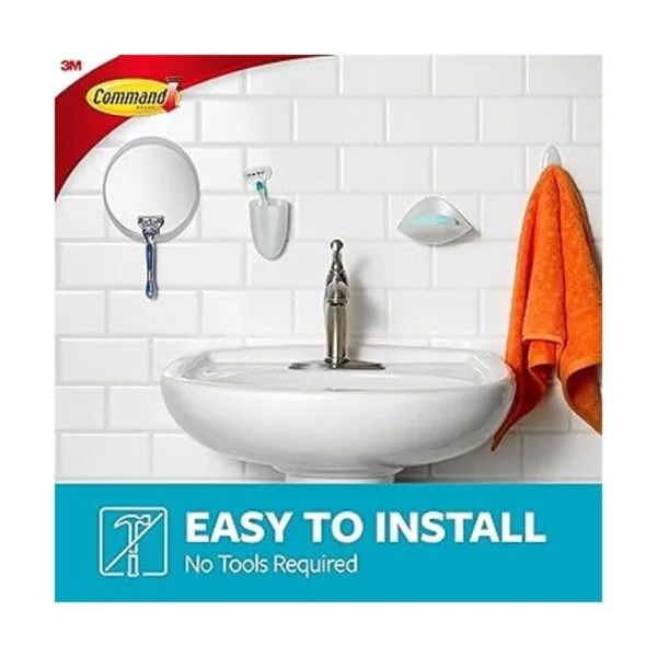 Jabonera 3M con franja impermeable de Command BATH14_5