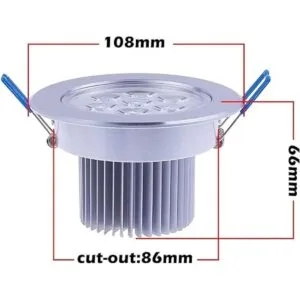 LEMONBEST 110V Dimmable 7W LED Ceiling Light Downlight_2