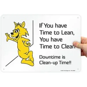 SmartSign S8861AL14 If You Have Time To Lean You Have_1