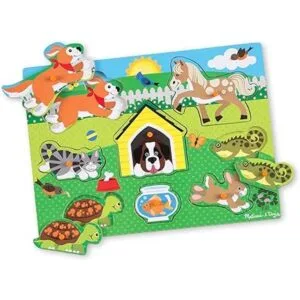 Rompecabezas Melissa Doug Rompecabezas de mascotas Peg_3