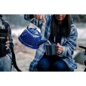 Stansport Hervidor de té esmaltado 3 cuartos de galón