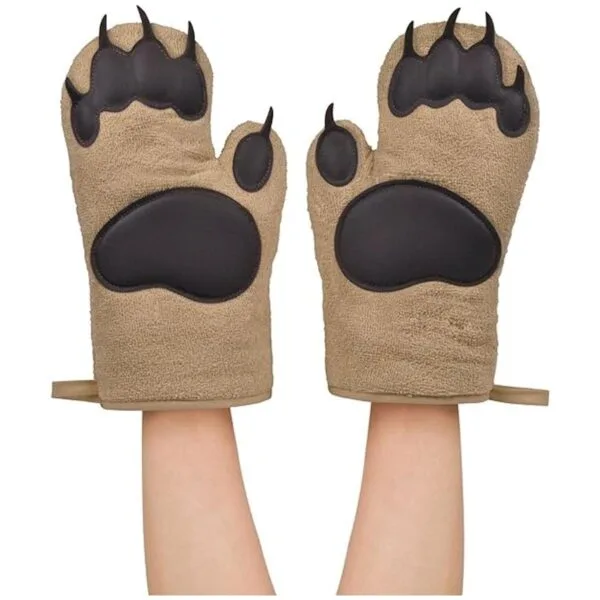 Juego de 2 guantes para horno de garras de oso marca_1