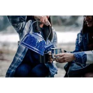 Stansport Hervidor de té esmaltado 3 cuartos de galón