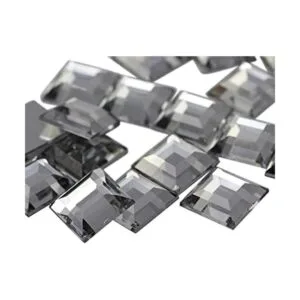 Allstarco Diamantes de imitación acrílicos cuadrados con