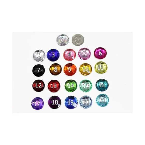 Allstarco Cristal H102 de 0.984 in parte trasera plana_5