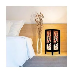 Lámpara de mesa del cerezo en flor japonés diseño_5