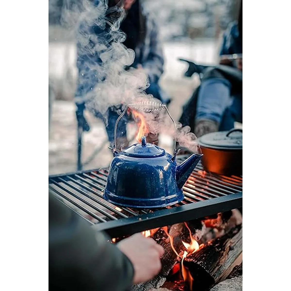 Stansport Hervidor de té esmaltado 3 cuartos de galón
