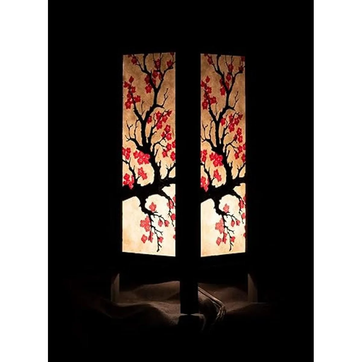 Lámpara de mesa del cerezo en flor japonés diseño_3