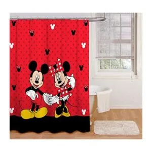 Disney cortina de tela para regadera con imágenes de_1