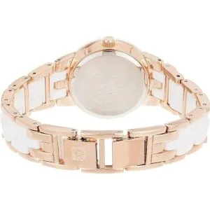 Anne Klein Reloj de pulsera de cerámica con esfera de_2