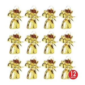 Beistle 50804ASST 12 Piezas Color Surtido globo de pesos