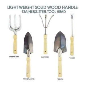 Conjunto de 7 utensilios en un juego de herramientas para