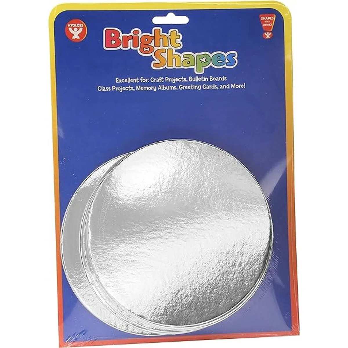 Hygloss Products Espejo Board Circles Plata brillante_1