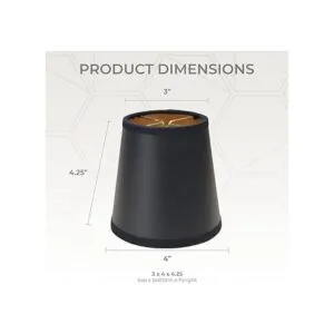 Royal Designs Inc. Empire CS115BLKGL negro con oro 3 x_3