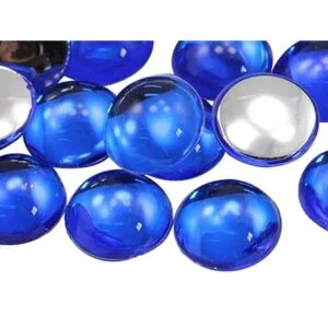 15 mm surtido Ronda superficie lisa Cabochons 120 piezas
