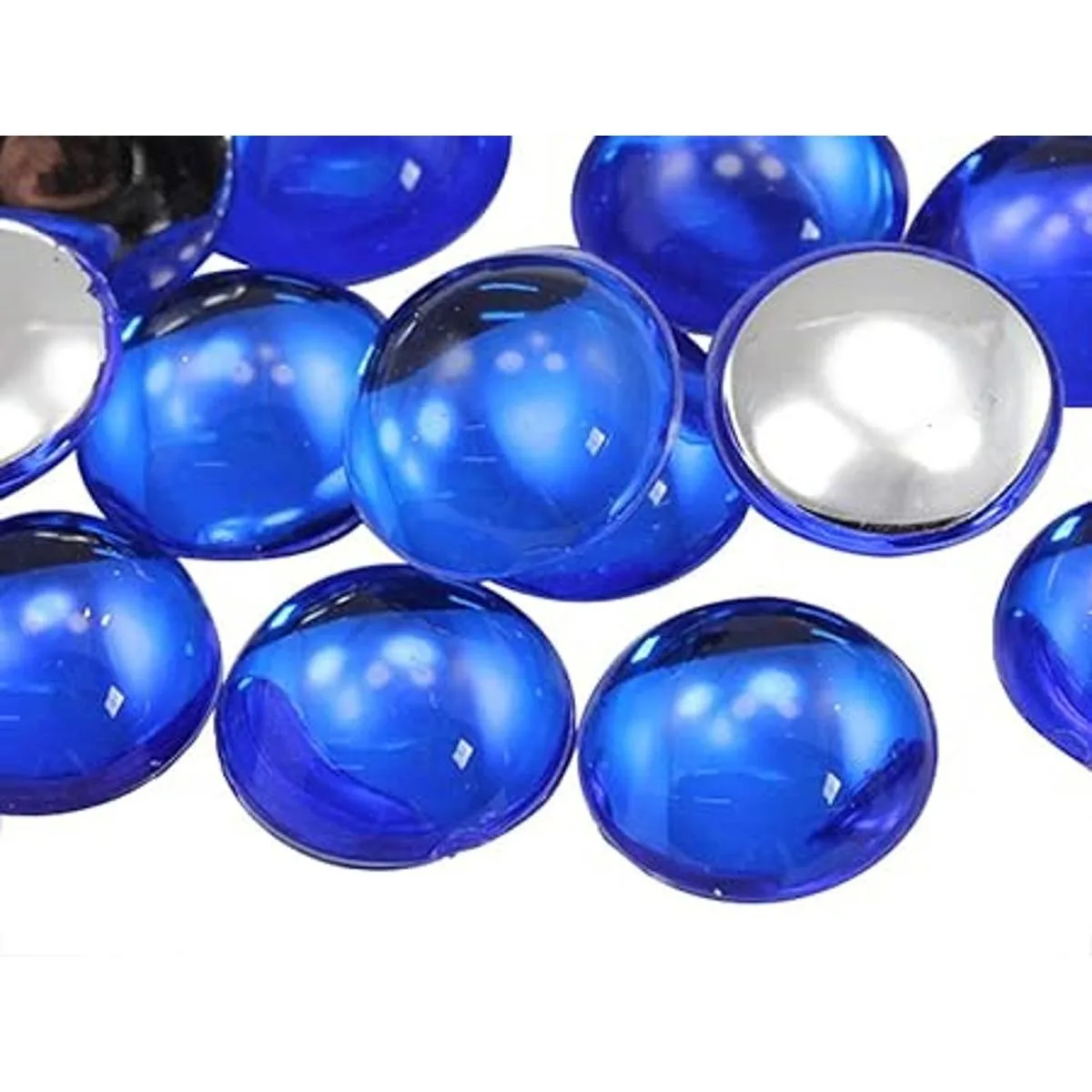 15 mm surtido Ronda superficie lisa Cabochons 120 piezas