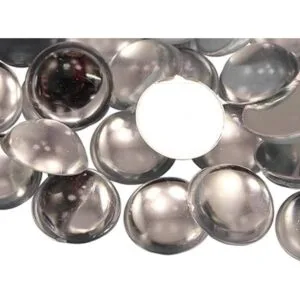 15 mm surtido Ronda superficie lisa Cabochons 120 piezas