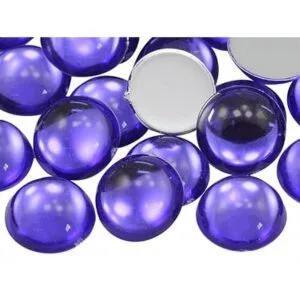 15 mm surtido Ronda superficie lisa Cabochons 120 piezas