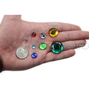 15 mm surtido Ronda superficie lisa Cabochons 120 piezas