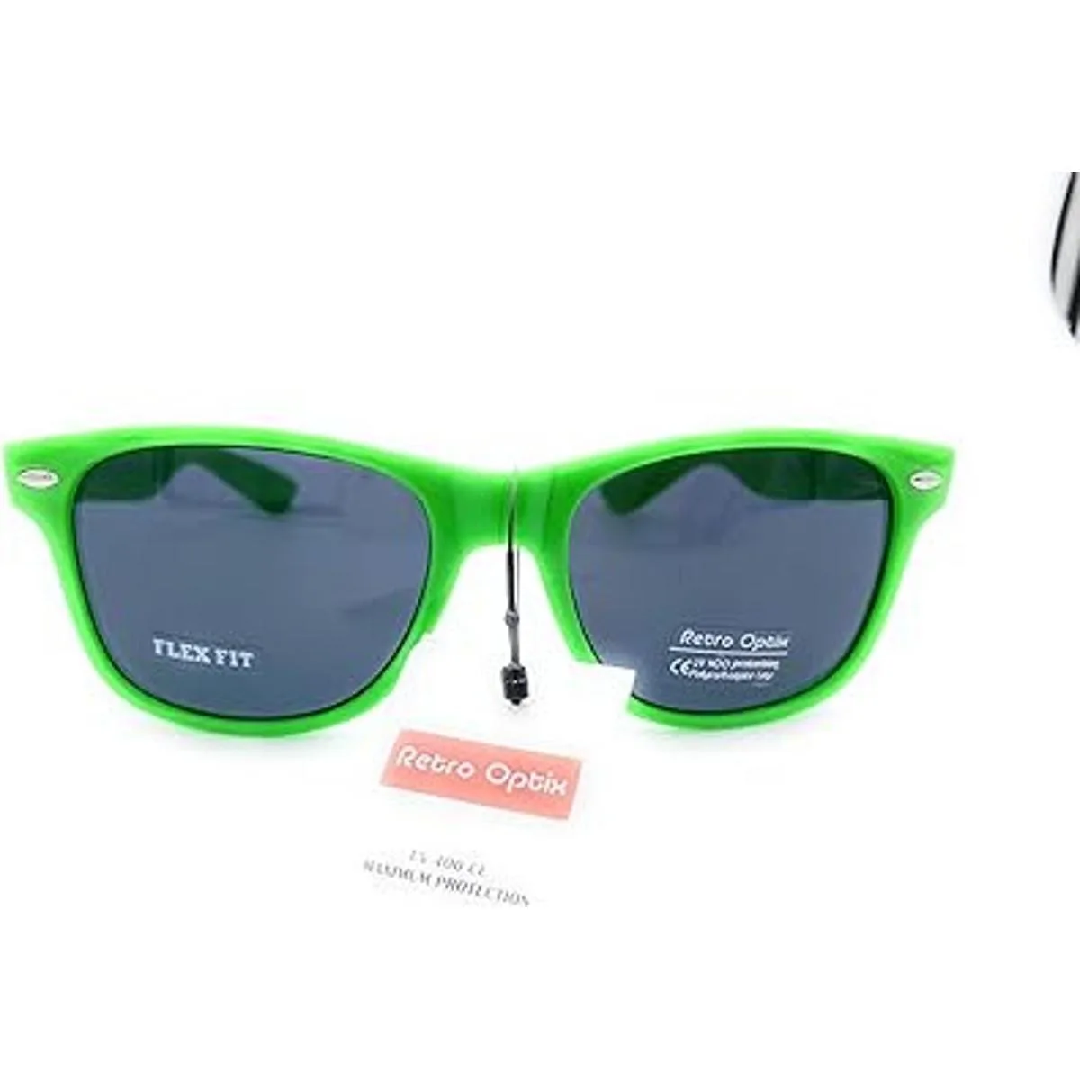 Lentes de sol Clásico estilo vintage 80s Verde_3