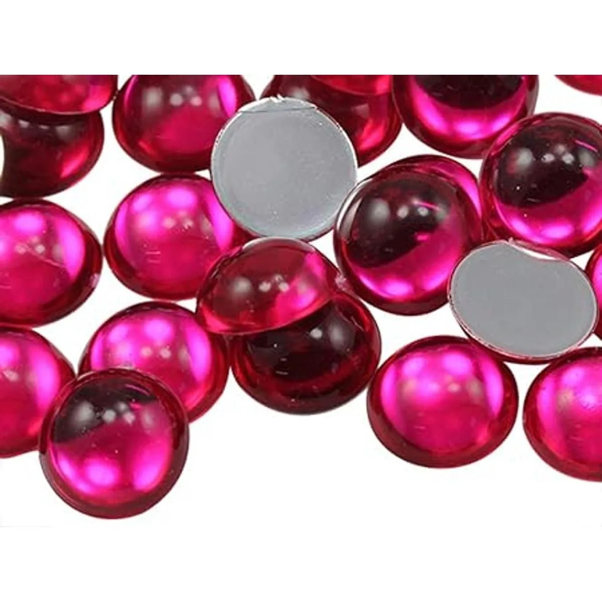 15 mm surtido Ronda superficie lisa Cabochons 120 piezas