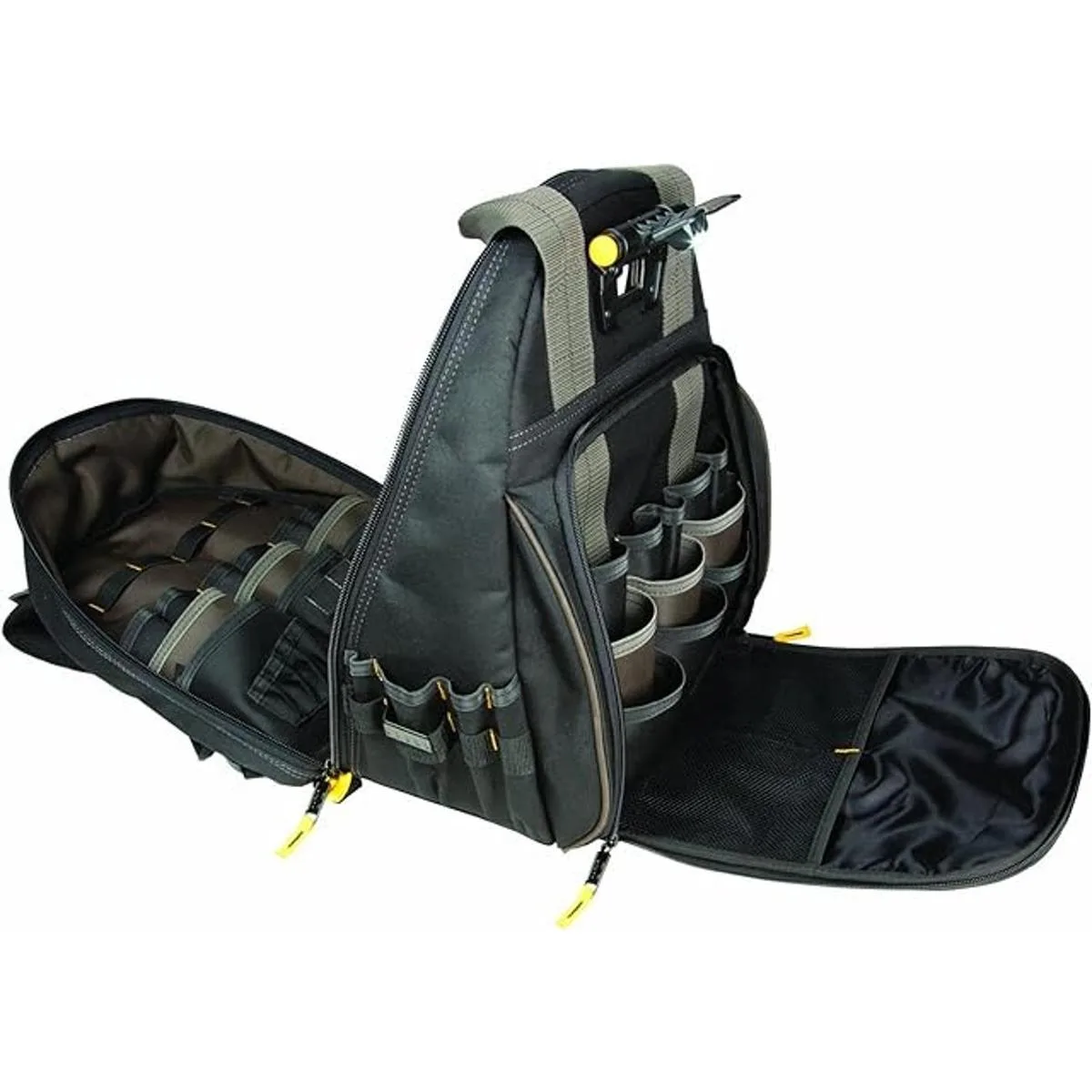 Custom Leathercraft Mochila con luces y 53 bolsillos_3