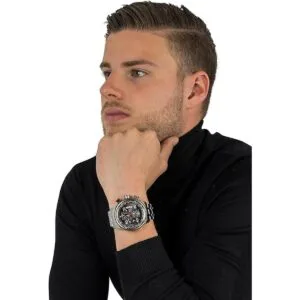 Mens Aviator Analog Display Japanese Quartz_5