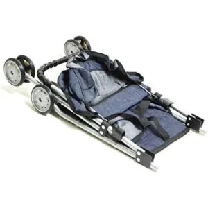 Mi primer carriola para muñecas Denim para bebé muñeca_2