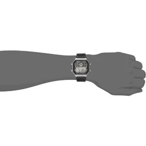 Reloj de cuarzo negro con iluminación AE1300WH8AVCF_6