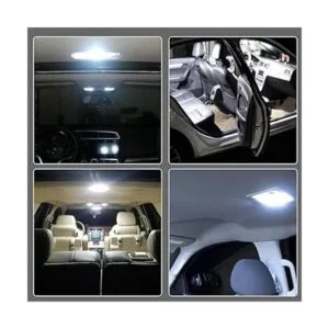 Everbright Paquete de 4 luces LED blancas para techo COB_2