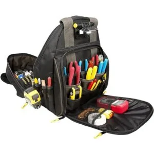 Custom Leathercraft Mochila con luces y 53 bolsillos_4