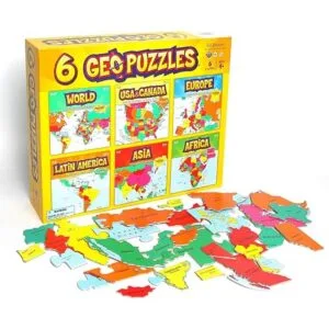 GeoToys Juego de 6 georompecabezas en una caja juguetes_1