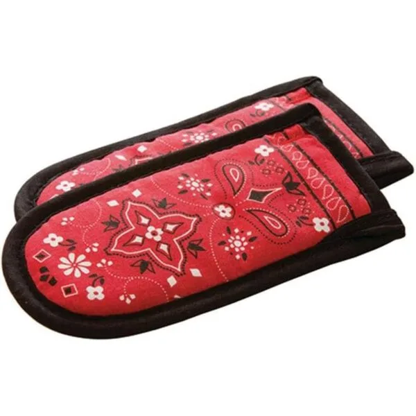 Set de 2 manoplas para horno Lodge 2HH2 a rayas bandana_3