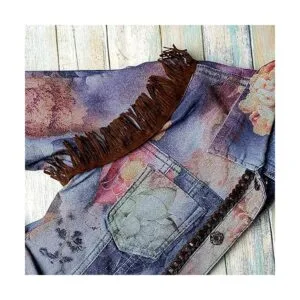 Expo International Adornos de flecos de ante sintético de_2