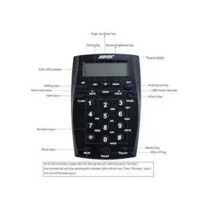 AGPtEk teléfono intercomunicador centro de llamadas con_5