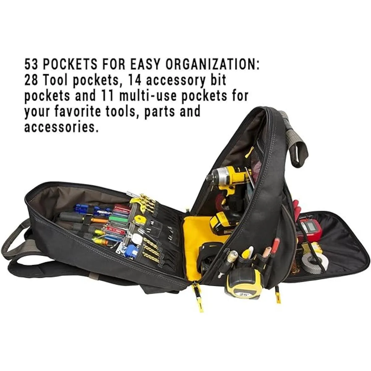 Custom Leathercraft Mochila con luces y 53 bolsillos_5