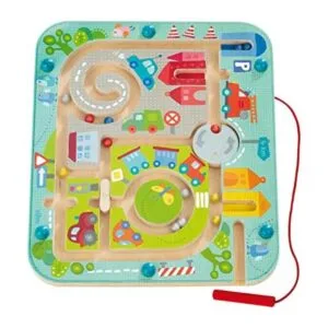 Juego de magnético laberinto de ciudad de la marca Haba_1