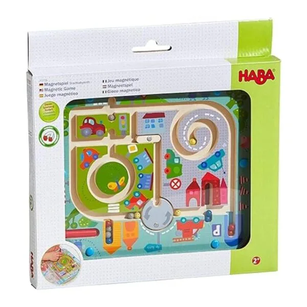 Juego de magnético laberinto de ciudad de la marca Haba_6