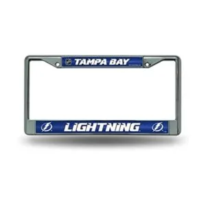 NHL Bling Marco de matrícula cromado con acento de_1