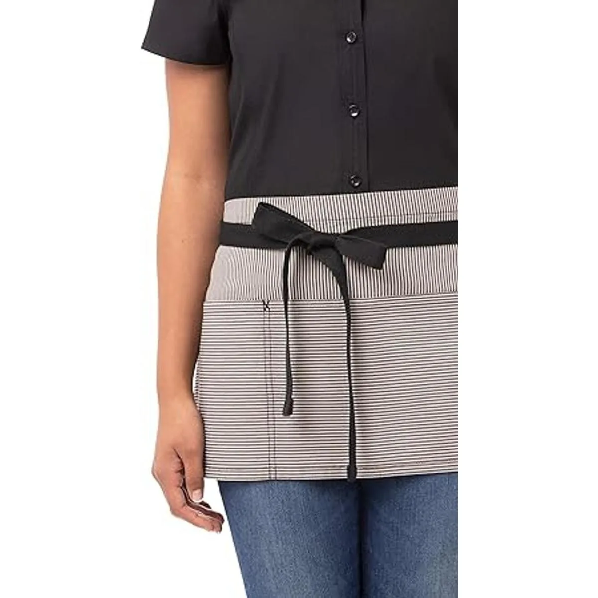 Delantal con pechera ajustable Chef Works Portland._3