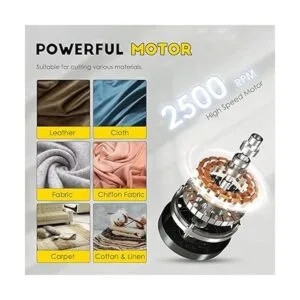 CGOLDENWALL Cortador de tela giratorio eléctrico tijeras_5