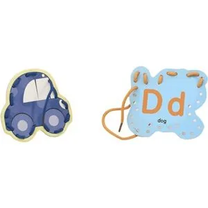 Melissa Doug. Juego de tarjetas de madera con paneles de_6