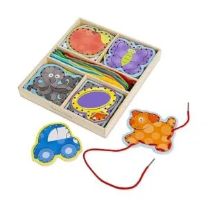 Melissa Doug. Juego de tarjetas de madera con paneles de_5