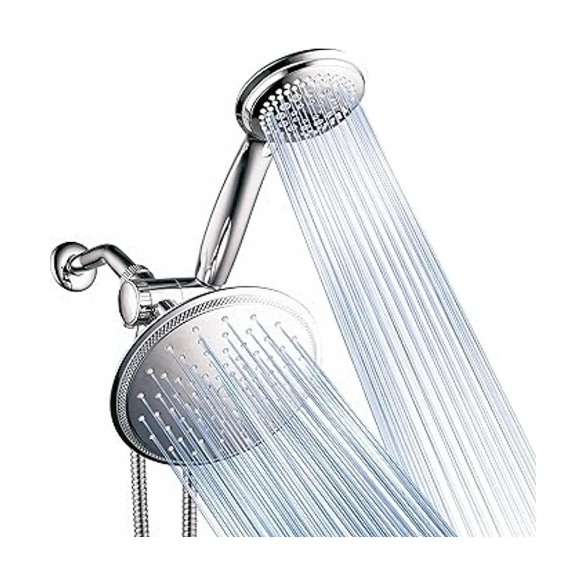 DreamSpa Cabezal de ducha de lluvia de 3 vías y 8