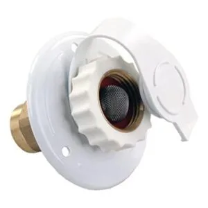 JR Products brida de agua urbana de metal Blanco_1